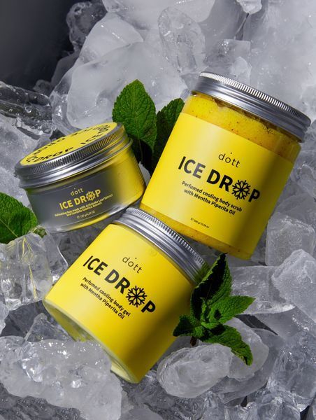 Not perfect | Perfumed cooling body scrub ICE DROP