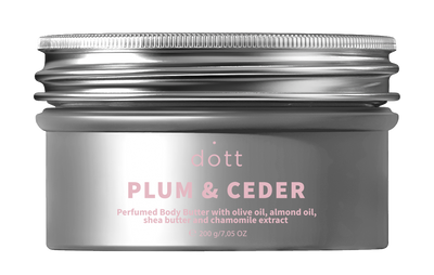 Парфумований батер для тіла з олією оливки, мигдалю, баттеру ши та екстрактом ромашки | PLUM & CEDAR 4820018038057 фото