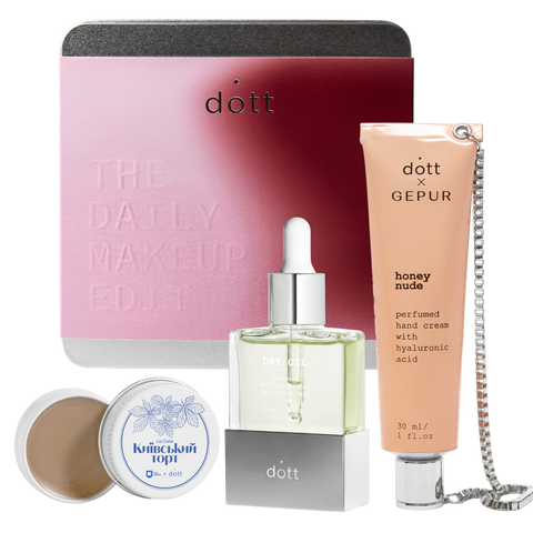 Подарочный набор: Сухое масло Apple & Tuberose + Крем для рук SOFT + Бальзам для губ &laquo;Киевский торт&raquo; 3000000001875 фото