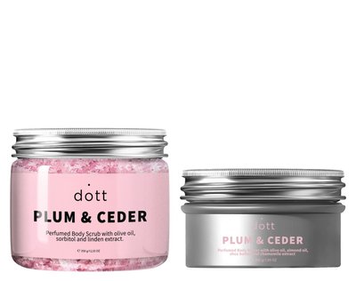 Set Perfume scrub + body butter | PLUM & CEDAR