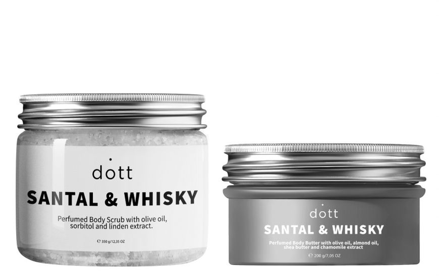 Set Perfumed scrub + body butter | SANTAL & WHISKY