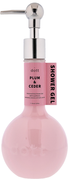 Perfumed Shower Gel with D-panthenol, trehalose, betaine and lactic acid | PLUM & CEDAR