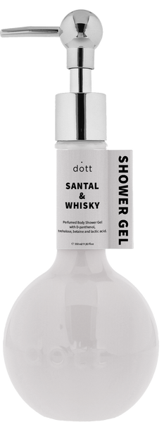 Perfumed Shower Gel with D-panthenol, trehalose, betaine and lactic acid | SANTAL & WHISKY